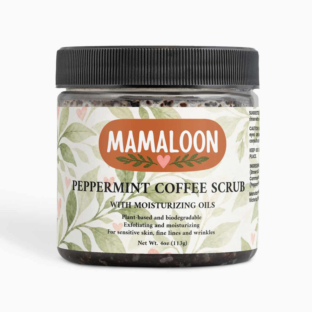Peppermint Coffee Scrub