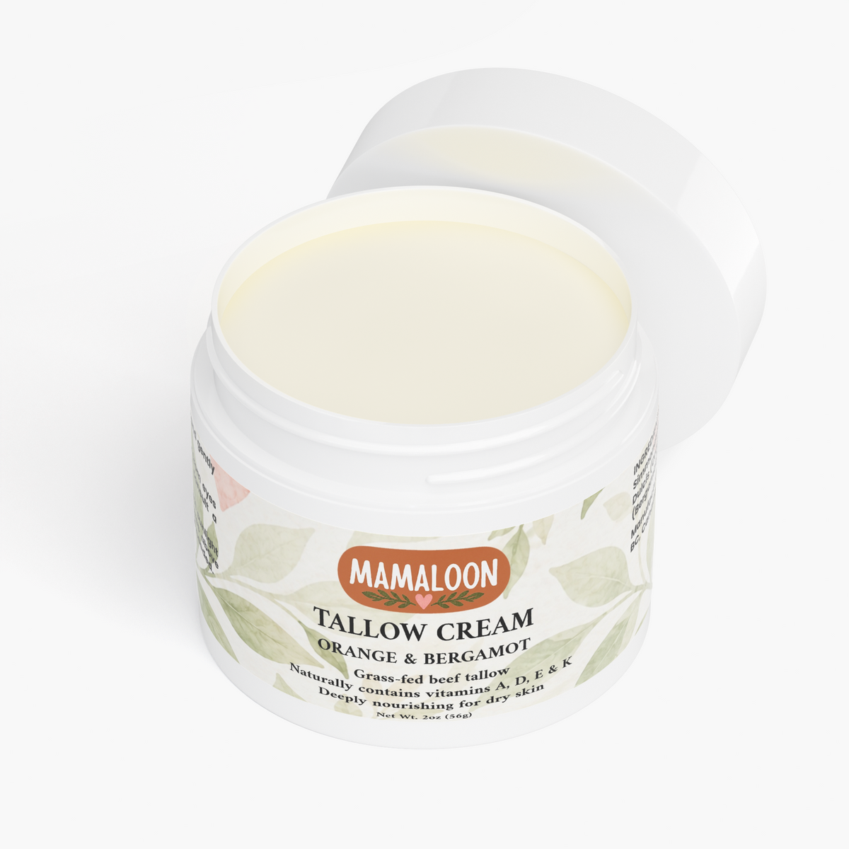 Tallow Cream Orange & Bergamot