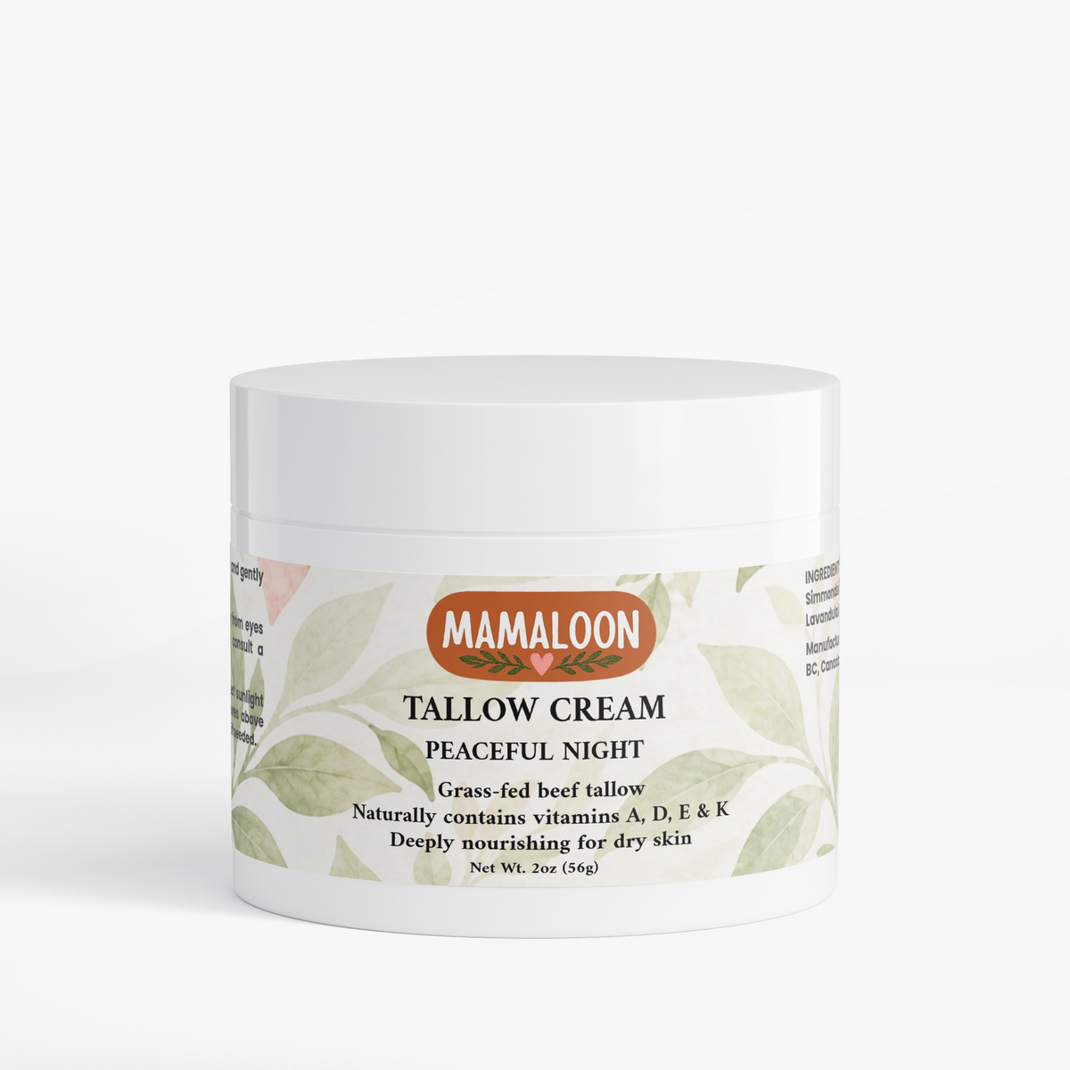 Tallow Cream Peaceful Night